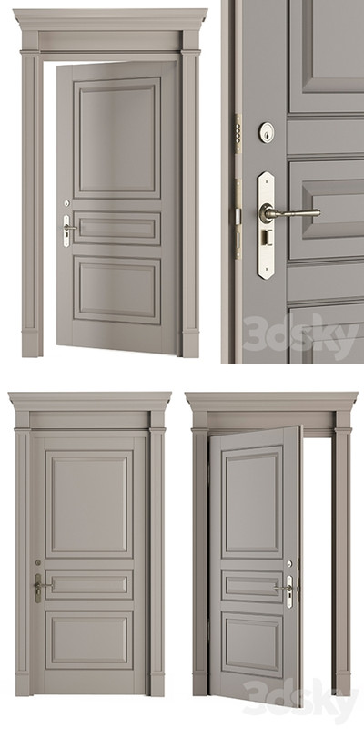 Cream Front Classic Door - Set 35